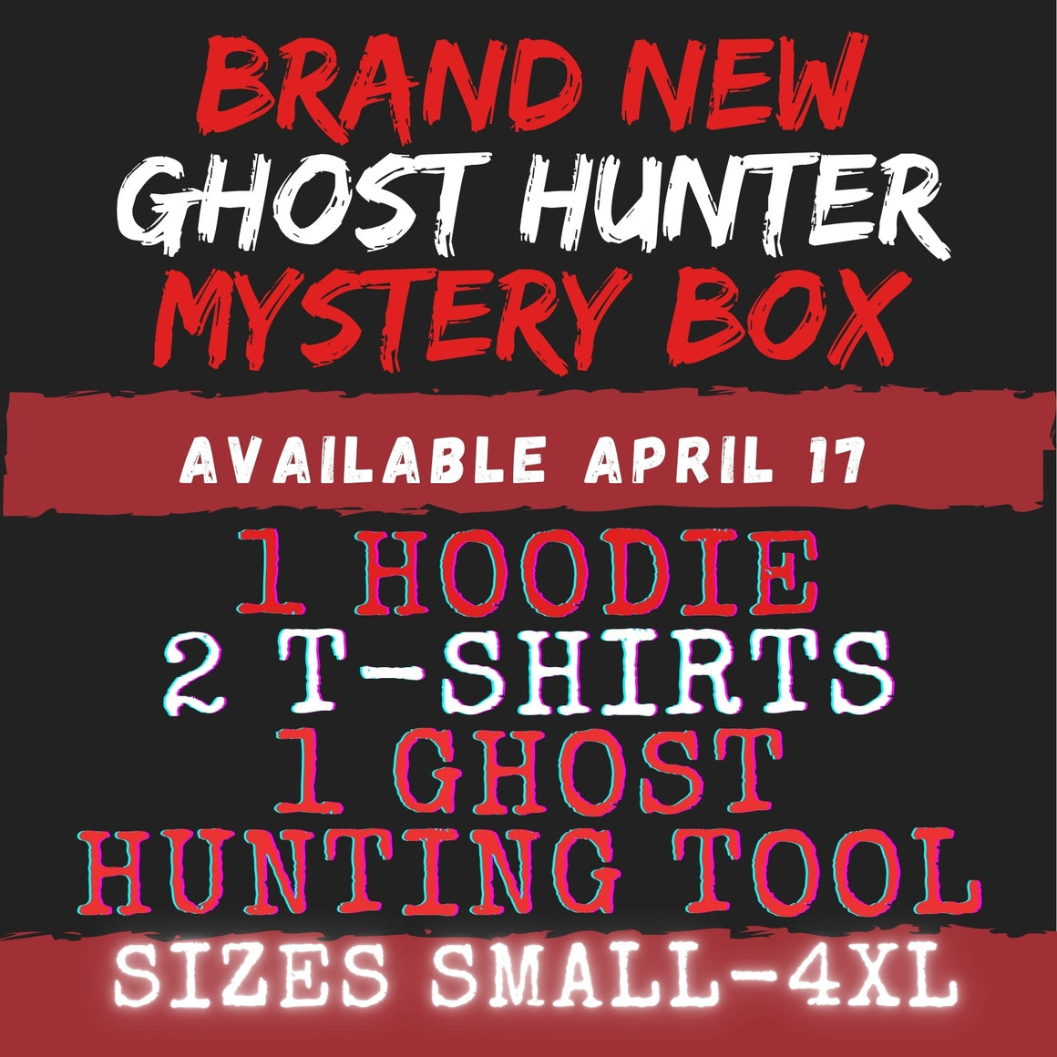 GHOST HUNTER MYSTERY MERCH PACK