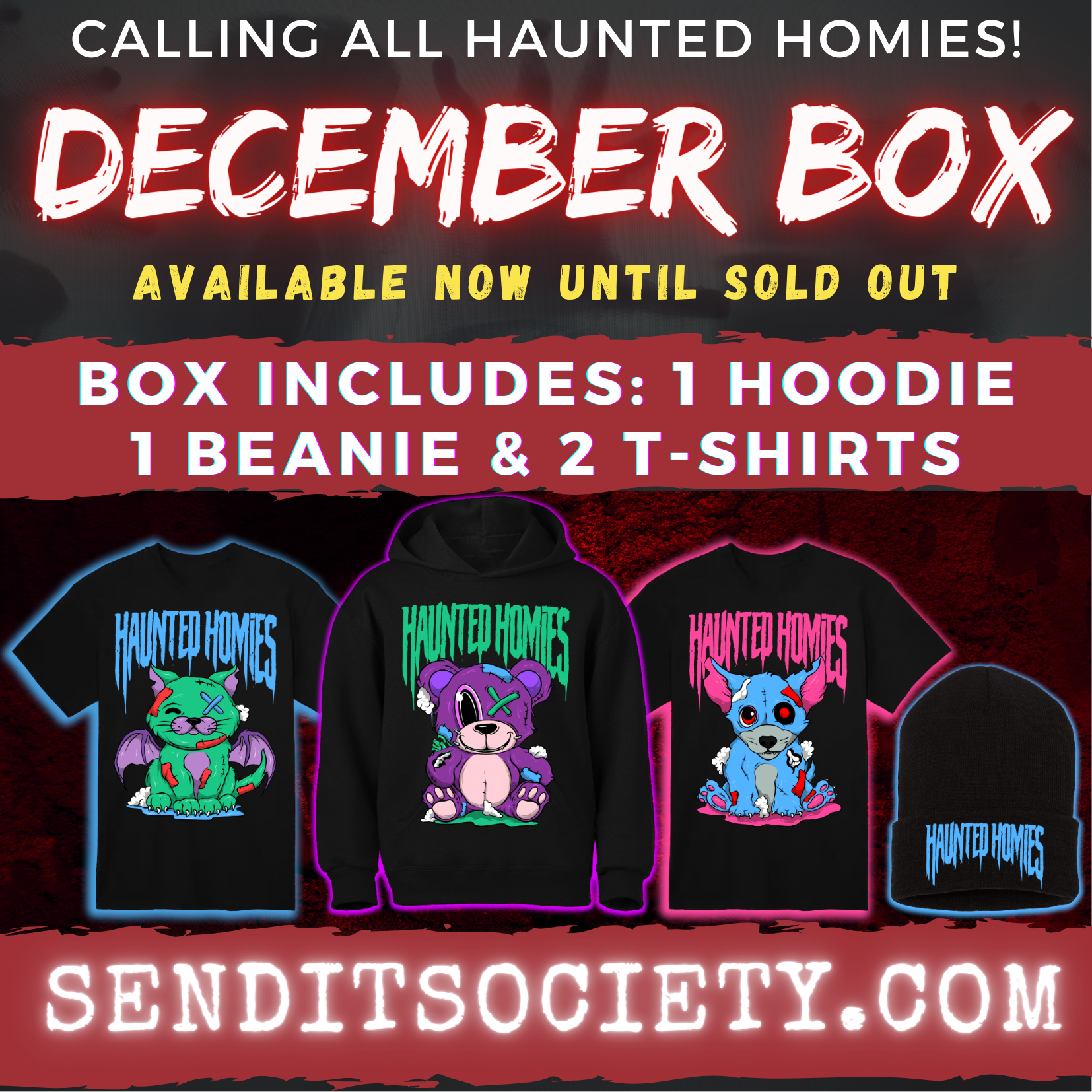 DECEMBER | HAUNTED HOMIES BOX