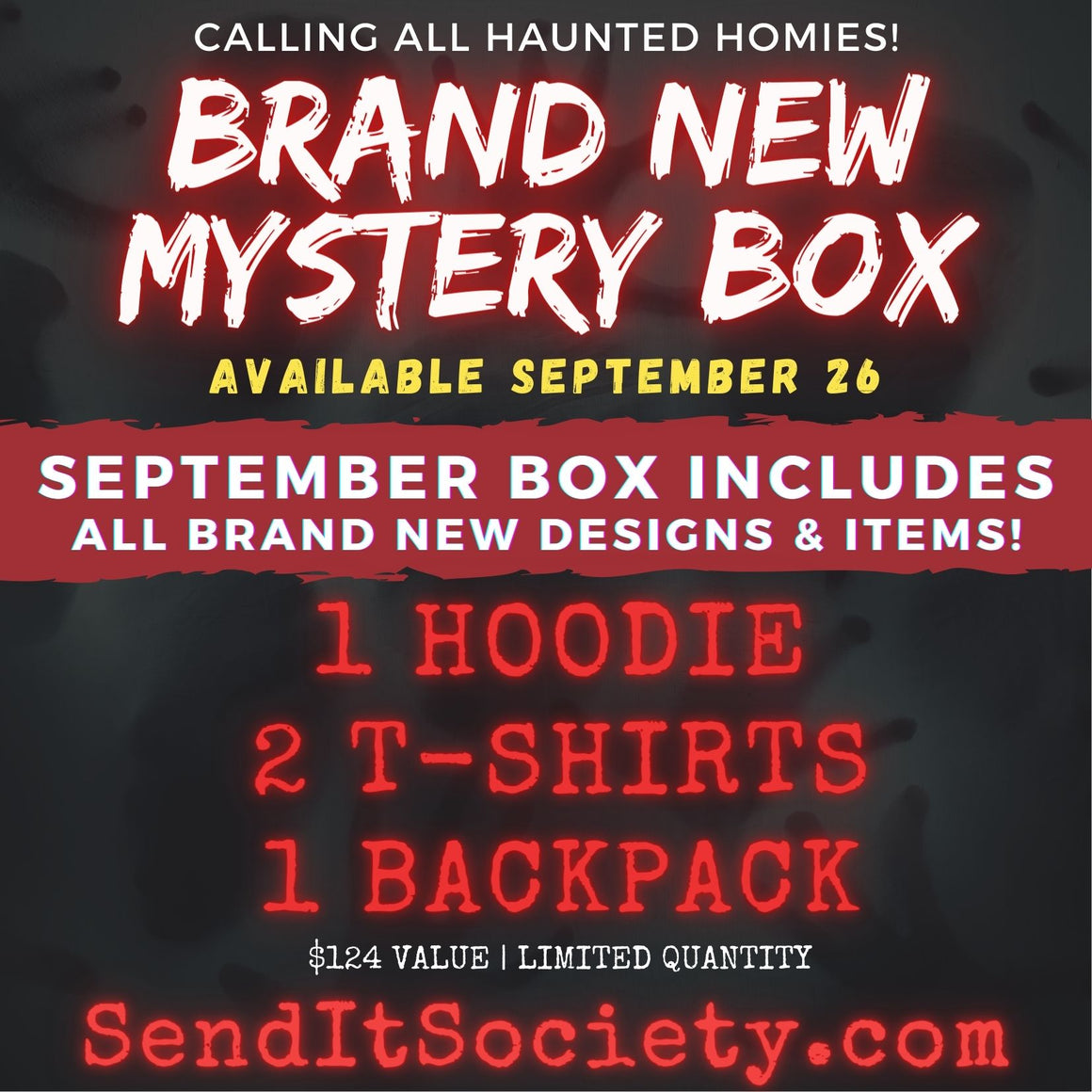 SEPTEMBER "HAUNTED HOMIES" MYSTERY BOX