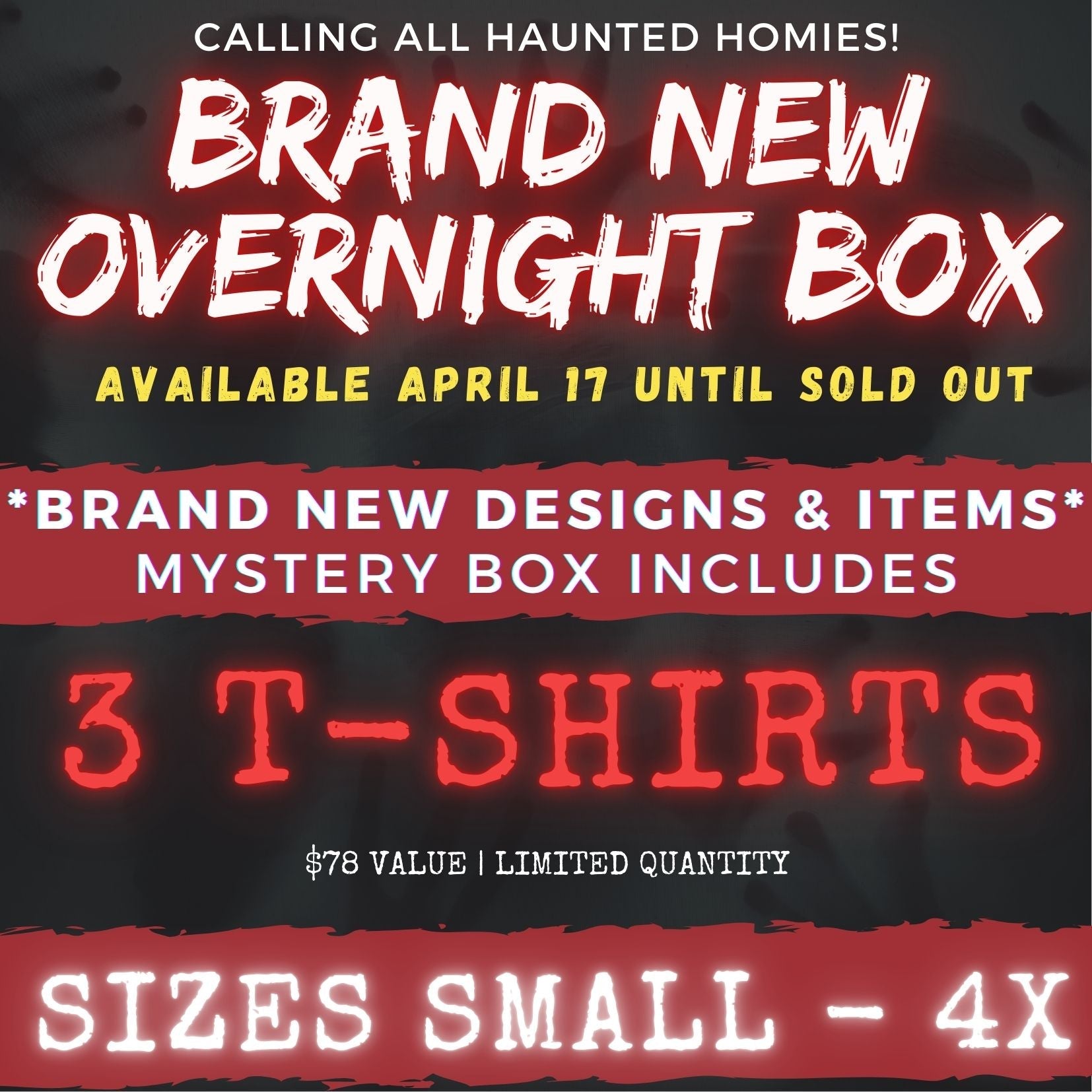 OVERNIGHT MYSTERY BOX (APRIL 2025)