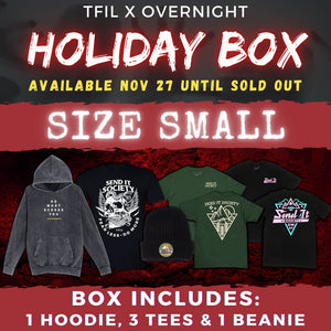 SMALL | TFIL x OVERNIGHT HOLIDAY BOX (ELTON is FACETIMING with RANDOM ORDERS)