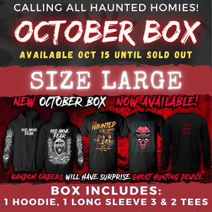 LARGE | "OVERNIGHT" OCTOBER BOX (GHOST TOOL in RANDOM ORDERS)